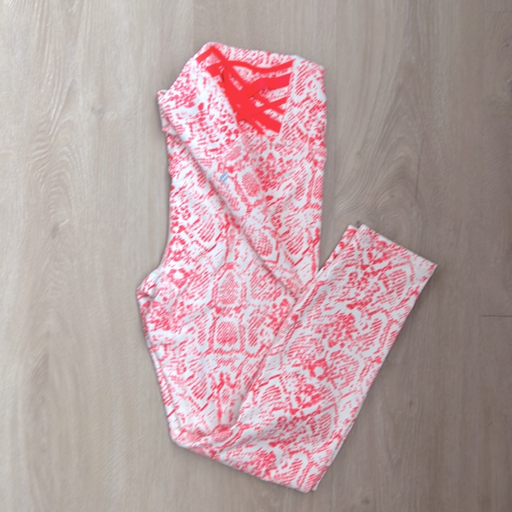 Fabletics Powerhold snake print leggings.